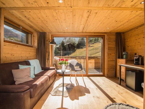 Boutique Lodge Spycher : photo 3 de la chambre suite deluxe avec balcon - vue sur montagne