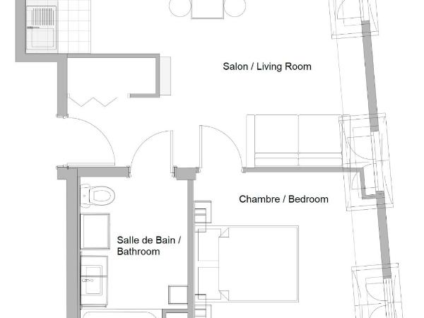 Résidence Palais Étoile : photo 1 de la chambre appartement