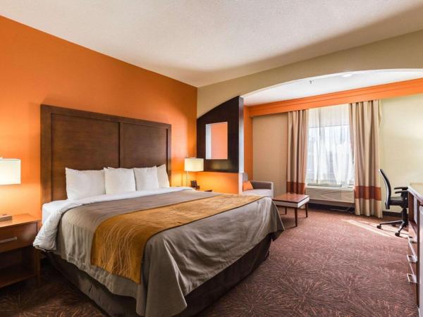 Econo Lodge Inn & Suites East Houston I-10 : photo 4 de la chambre suite lit king-size avec canapé-lit - non-fumeurs