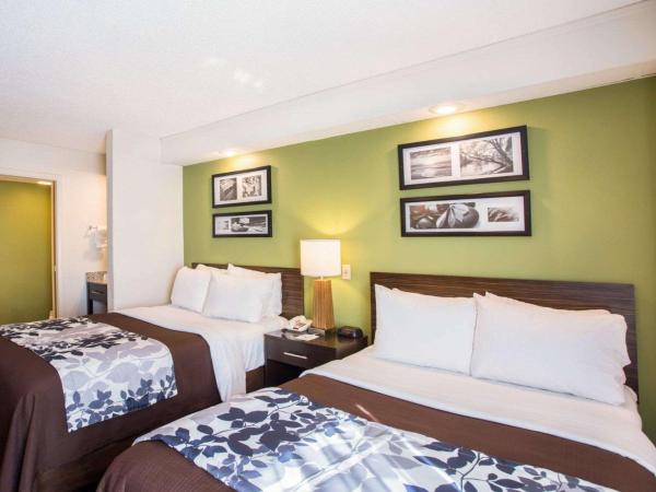 Sleep Inn Nashville North - Downtown Area : photo 2 de la chambre chambre double avec 2 lits doubles