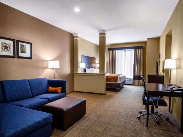 Comfort Suites Northwest - Cy - Fair : photo 3 de la chambre suite lit king-size avec canapé-lit