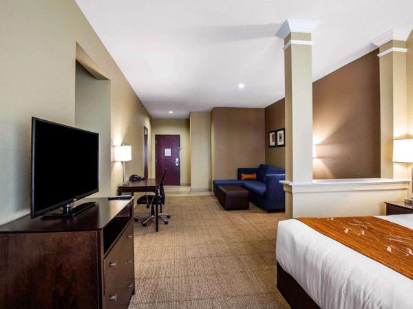 Comfort Suites Northwest - Cy - Fair : photo 2 de la chambre suite lit king-size avec canapé-lit