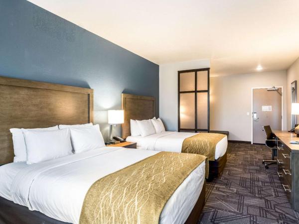 Comfort Inn & Suites Salt Lake City Airport : photo 2 de la chambre suite supérieure avec 2 lits queen-size - non-fumeurs