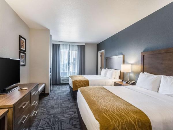 Comfort Inn & Suites Salt Lake City Airport : photo 8 de la chambre chambre 2 lits queen-size - non-fumeurs
