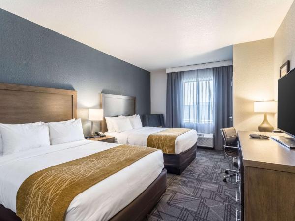 Comfort Inn & Suites Salt Lake City Airport : photo 1 de la chambre chambre 2 lits queen-size - non-fumeurs