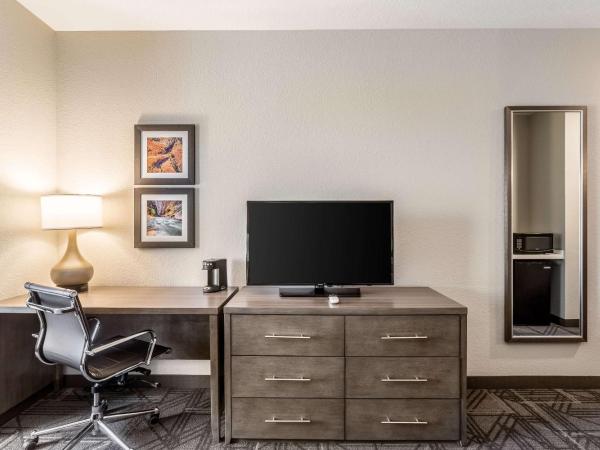 Comfort Inn & Suites Salt Lake City Airport : photo 5 de la chambre chambre 2 lits queen-size - non-fumeurs/couloir intérieur