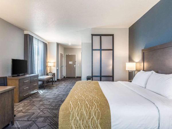 Comfort Inn & Suites Salt Lake City Airport : photo 9 de la chambre suite lit king-size - non-fumeurs/couloir intérieur