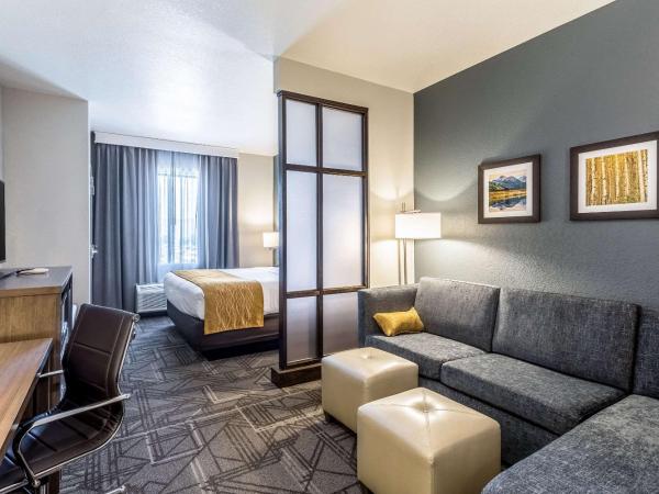 Comfort Inn & Suites Salt Lake City Airport : photo 2 de la chambre suite lit king-size avec canapé-lit - non-fumeurs