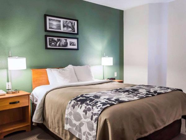 Sleep Inn : photo 4 de la chambre chambre lit queen-size pour personnes à mobilité réduite avec douche accessible en fauteuil roulant - non-fumeurs