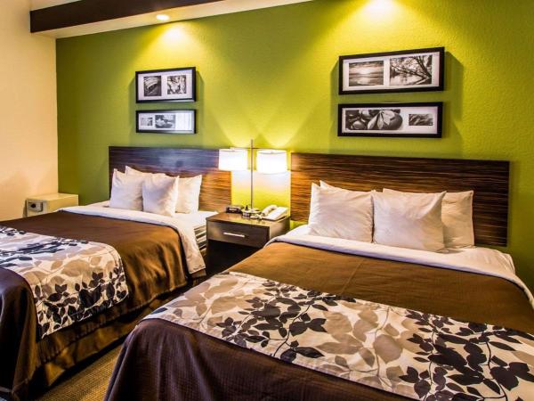 Sleep Inn & Suites Orlando International Airport : photo 1 de la chambre chambre avec 2 grands lits queen-size 