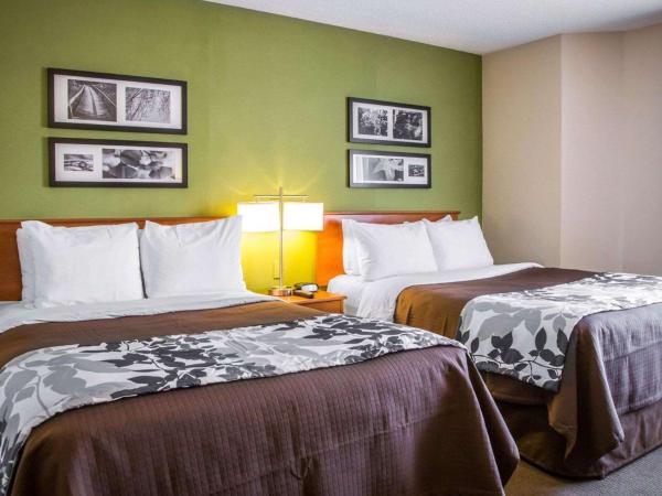 Sleep Inn Midway Airport : photo 1 de la chambre chambre double avec 2 lits doubles - non-fumeurs