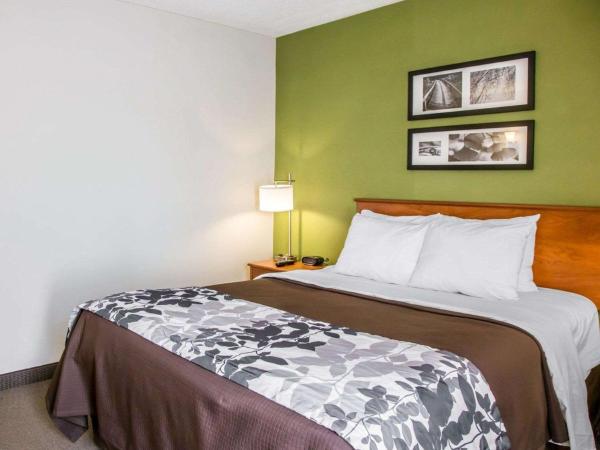 Sleep Inn Midway Airport : photo 1 de la chambre chambre lit queen-size avec baignoire - accessible aux personnes à mobilité réduite - non-fumeurs
