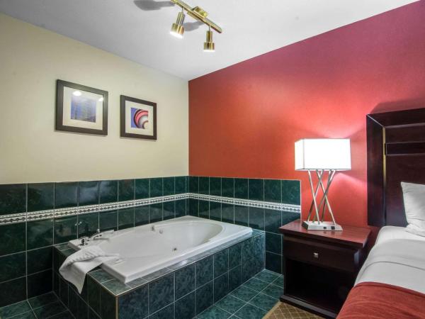 Comfort Inn & Suites Airport South : photo 4 de la chambre chambre lit king-size avec baignoire spa