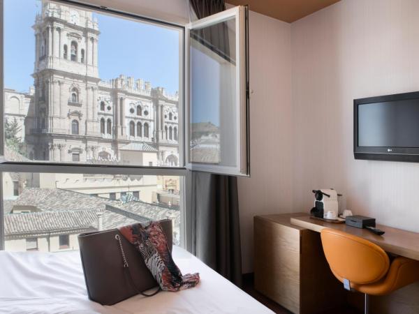 Petit Palace Plaza Málaga : photo 2 de la chambre chambre double avec vue sur la cathédrale