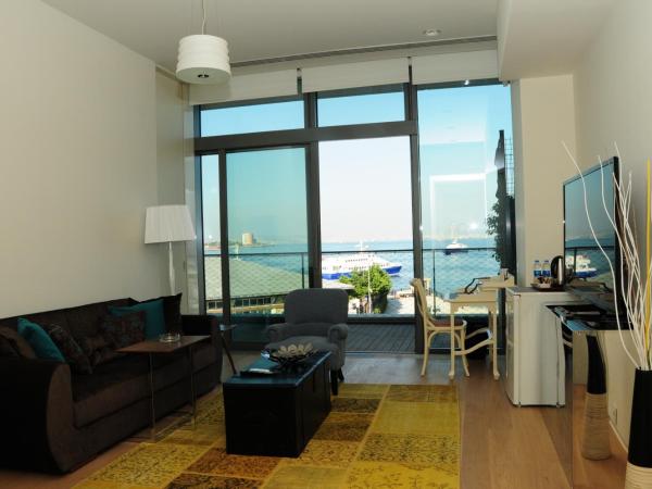 Ataköy Marina Park Hotel Residence : photo 8 de la chambre appartement familial 1 chambre - vue sur mer