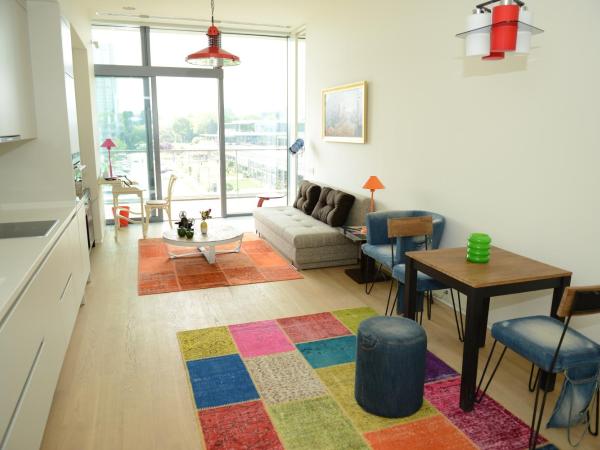 Ataköy Marina Park Hotel Residence : photo 5 de la chambre appartement familial 1 chambre - vue partielle sur port de plaisance 