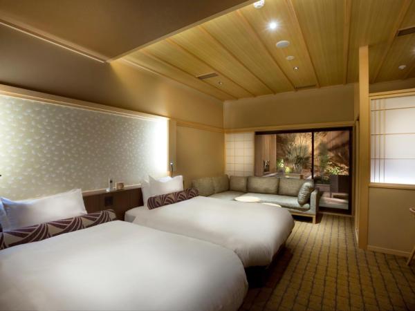 Saka Hotel Kyoto : photo 1 de la chambre deluxe twin room with private open air bath - non-smoking (1st floor)