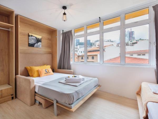 hipstercity hostel : photo 1 de la chambre triple in dormitory with shared bathroom