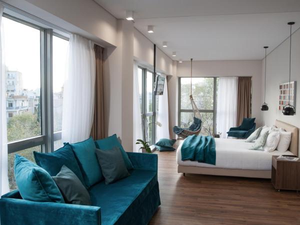 B4B Athens Signature Hotel : photo 5 de la chambre suite style de vie - vue sur acropole
