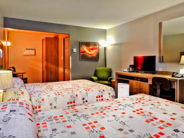 Hotel et Motel Le Chateauguay : photo 3 de la chambre chambre double standard avec 2 lits doubles
