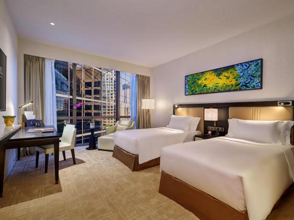 Pavilion Hotel Kuala Lumpur Managed by Banyan Tree : photo 1 de la chambre hébergement lits jumeaux - courtyard oasis