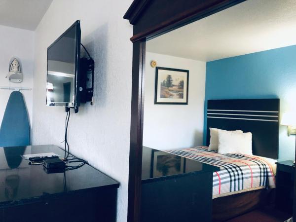 Meridian Inn Oklahoma City Airport : photo 4 de la chambre chambre avec 2 lits queen-size - non-fumeurs