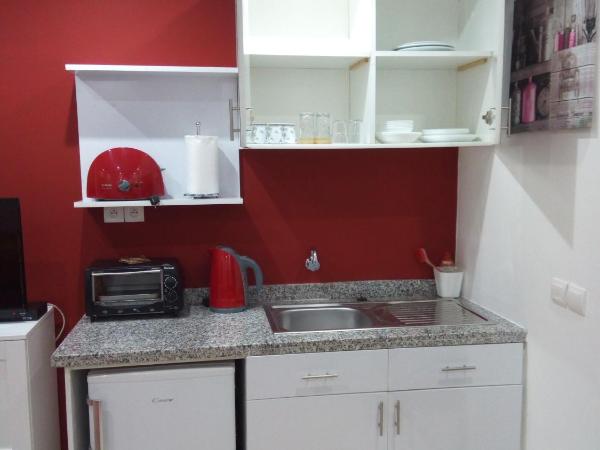 Studios Taha : photo 3 de la chambre chambre double ou lits jumeaux avec douche