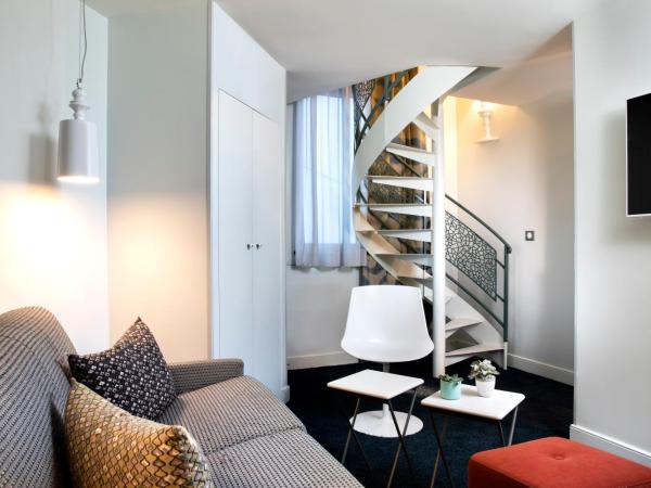 Hôtel Marais Hôme : photo 6 de la chambre suite en duplex