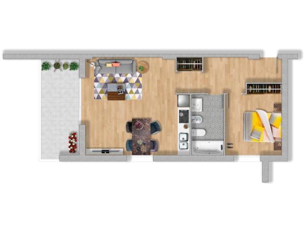 Apartaments Els Llorers : photo 10 de la chambre appartement 1 chambre - vue sur montagne (2-4 adultes)