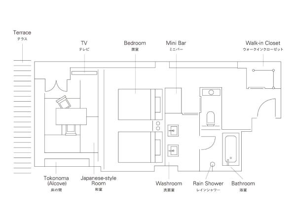 THE THOUSAND KYOTO : photo 7 de la chambre suite avec coin tatami