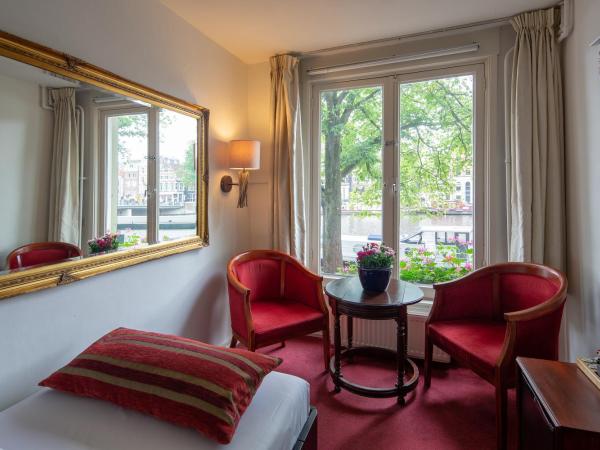 Amsterdam House Hotel : photo 5 de la chambre chambre lits jumeaux avec vue sur le canal