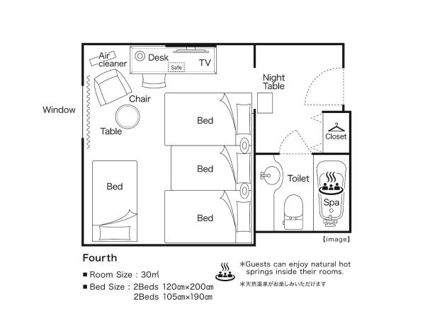 Hotel Hanshin Osaka : photo 2 de la chambre superior twin room with sofa bed and extra bed - non-smoking