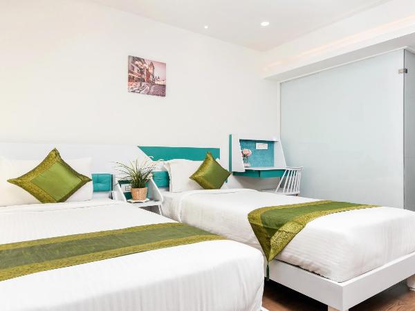 Treebo Stay Tuned JP Nagar : photo 5 de la chambre [sanitized] deluxe double or twin room