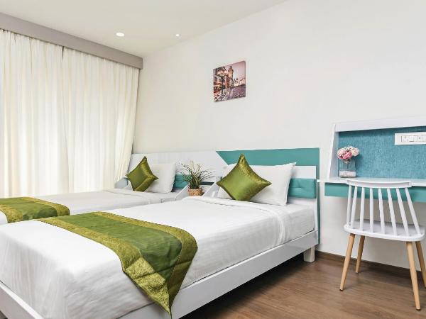 Treebo Stay Tuned JP Nagar : photo 3 de la chambre [sanitized] deluxe double or twin room