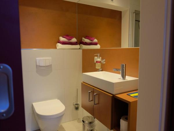 Studio Feuerfest : photo 3 de la chambre chambre simple avec salle de bains 