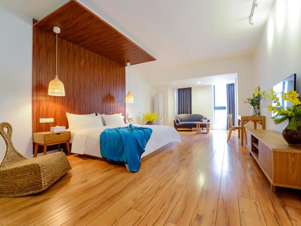 Boutique of Meditation with Cuisine & Night View, Exit 2 Liujiatai Station Line 9 : photo 1 de la chambre chambre lit queen-size deluxe