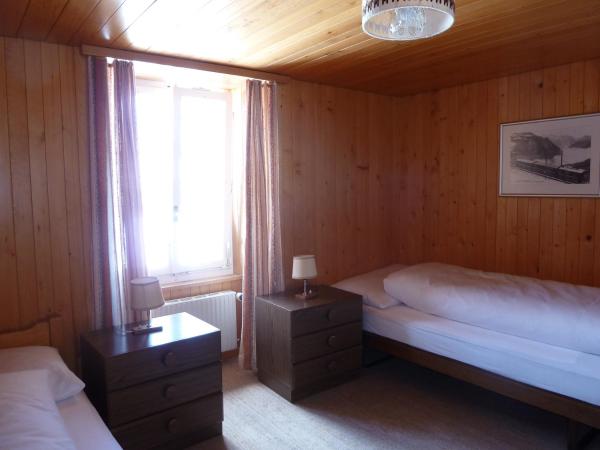 Berghaus Männlichen : photo 5 de la chambre chambre double avec salle de bains commune