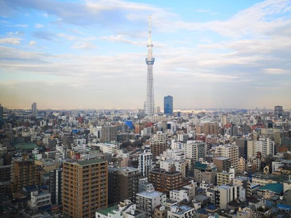 Dai-ichi Hotel Ryogoku : photo 2 de la chambre chambre double premium - vue sur skytree - non-fumeurs