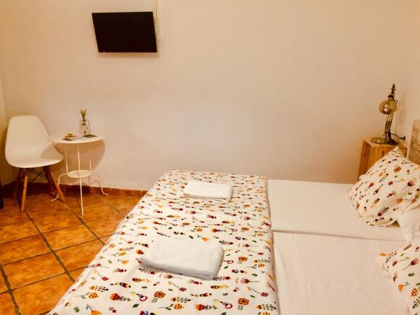 Pensión La Cantarera : photo 2 de la chambre chambre lits jumeaux avec salle de bains privative