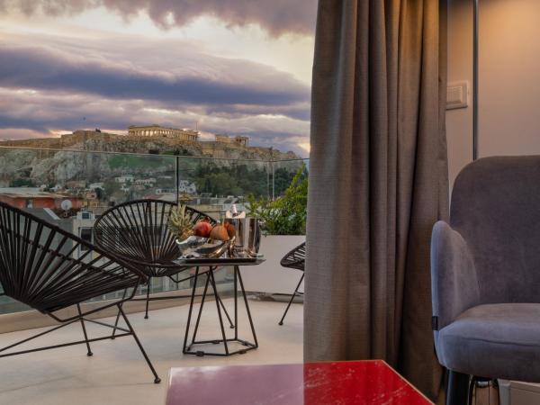 Elia Ermou Athens Hotel : photo 1 de la chambre chambre deluxe avec hammam - vue sur acropole 