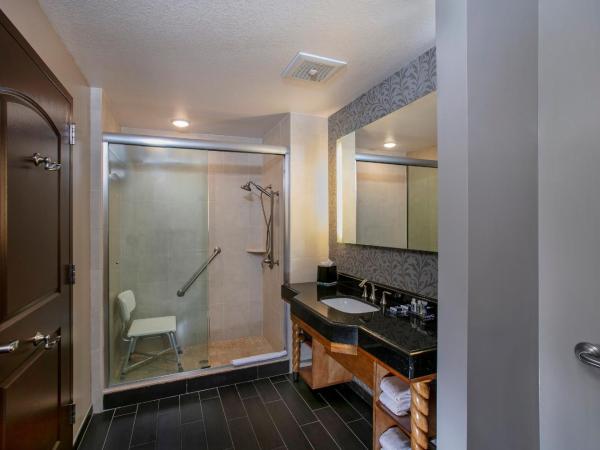 Wyndham Grand Orlando Resort Bonnet Creek : photo 6 de la chambre mobility accessible king room with roll-in shower and lake view