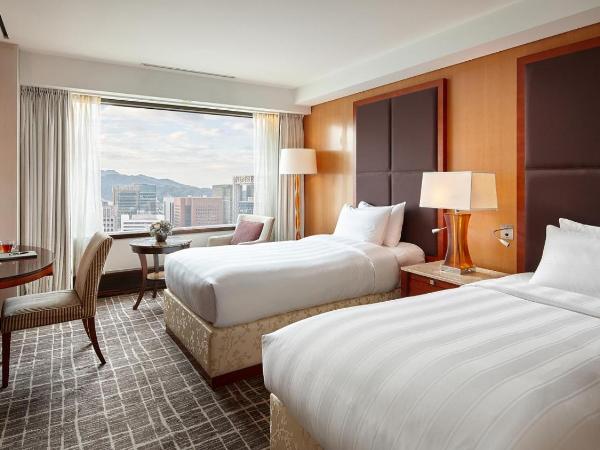Lotte Hotel Seoul : photo 1 de la chambre chambre lits jumeaux supérieure + 1 lit d'appoint (gigogne) - tour principale