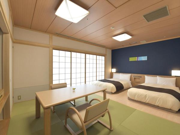 Hotel Port Plaza Chiba : photo 1 de la chambre chambre lits jumeaux avec coin tatami - non-fumeurs