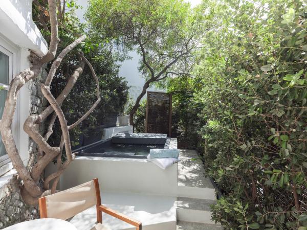 Belvedere Mykonos - Main Hotel - The Leading Hotels of the World : photo 2 de la chambre chambre standard avec jacuzzi - vue sur cour 