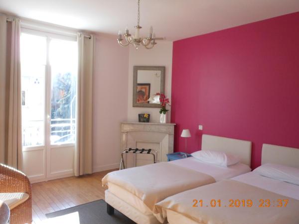 Hotel Villa Les Cygnes : photo 2 de la chambre chambre lits jumeaux avec balcon