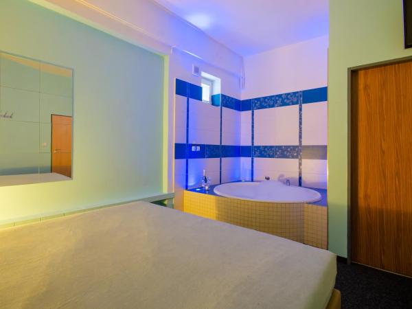 Penzion Hády : photo 4 de la chambre chambre double avec baignoire spa