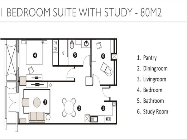 Kristal Hotel Jakarta : photo 4 de la chambre appartement 1 chambre