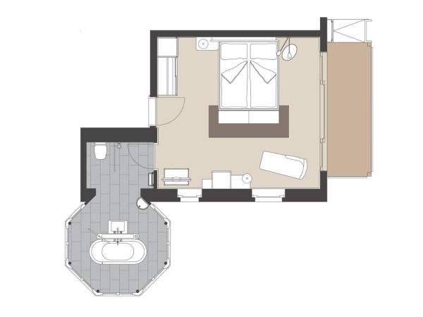 The Omnia : photo 8 de la chambre chambre double - vue sur montagne