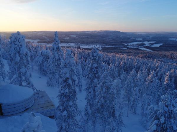 Yurt District : photo 6 de la chambre yourte sur colline - vue sur forêt