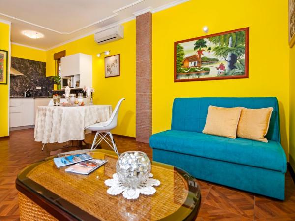 Apartments and Rooms Villa Dea ADULTS ONLY : photo 4 de la chambre appartement supérieur 1 chambre avec terrasse - vue sur jardin